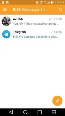 RISS Messenger android App screenshot 11